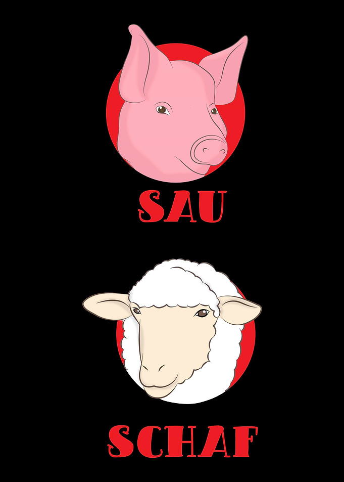 Sau Schaf Scharf