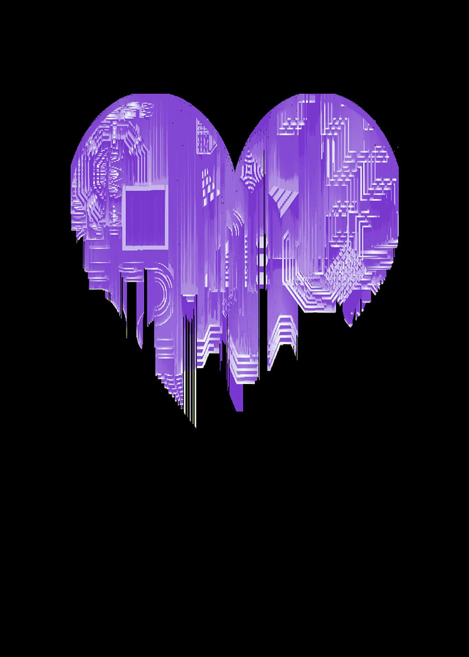 Digital Love Love Heart