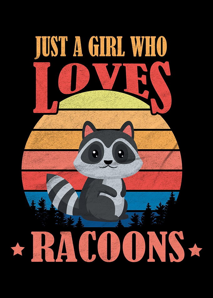 Girl Loves Racoons