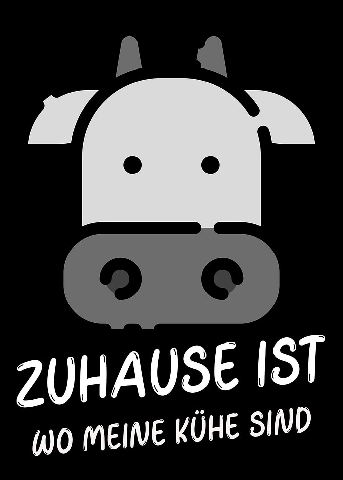 Kuh Design Bauernhof