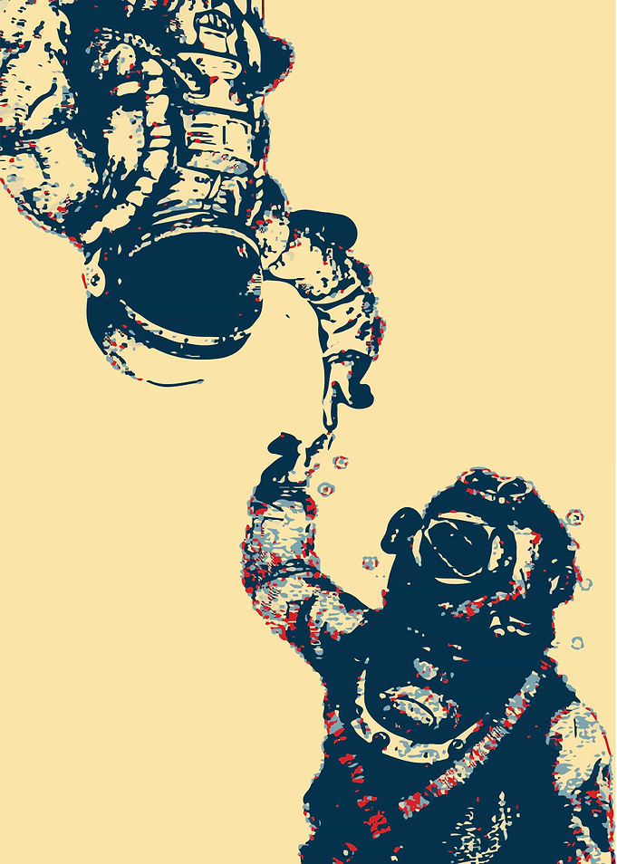 two astronout
