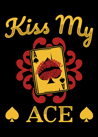 Kiss My Ace Poker Design