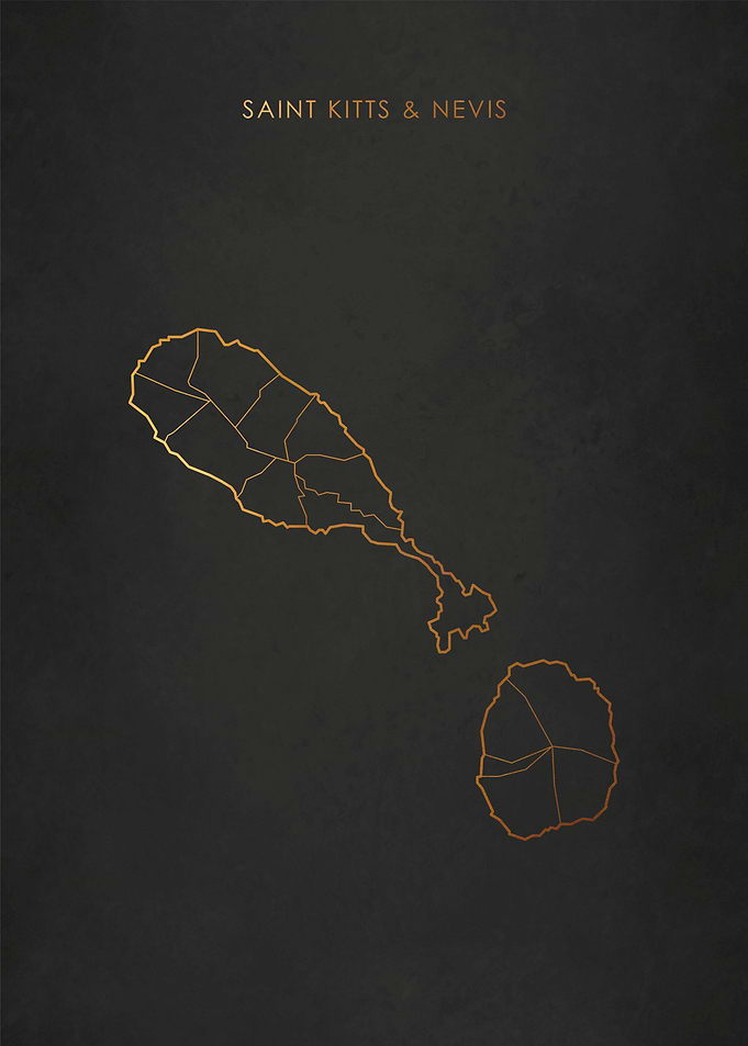 Saint Kitts and Nevis Map
