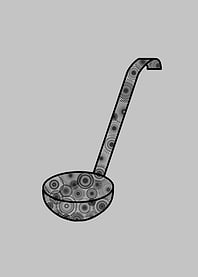 Minimalistic ladle mandala