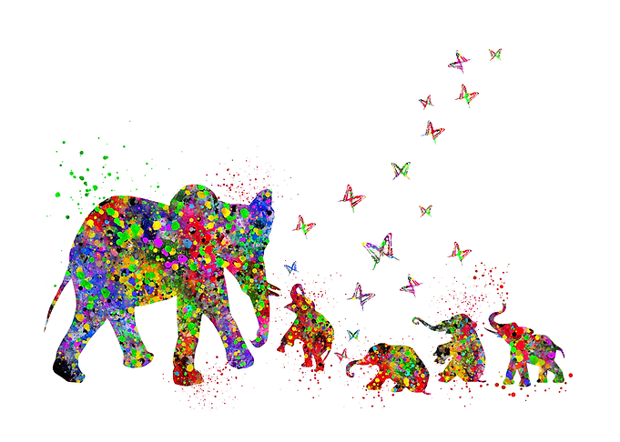 Elephant family