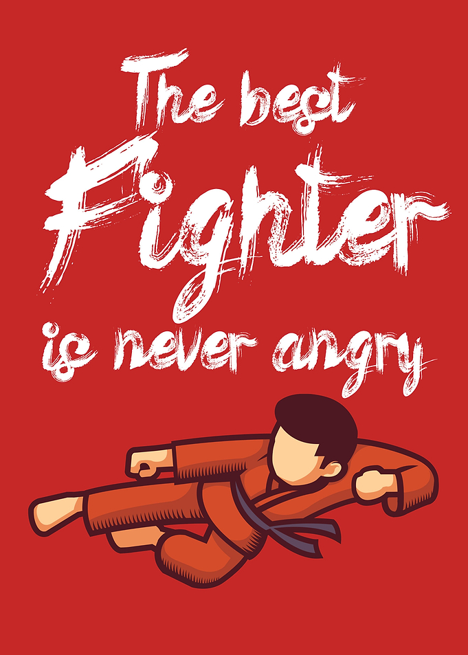 Best Fighter never angry