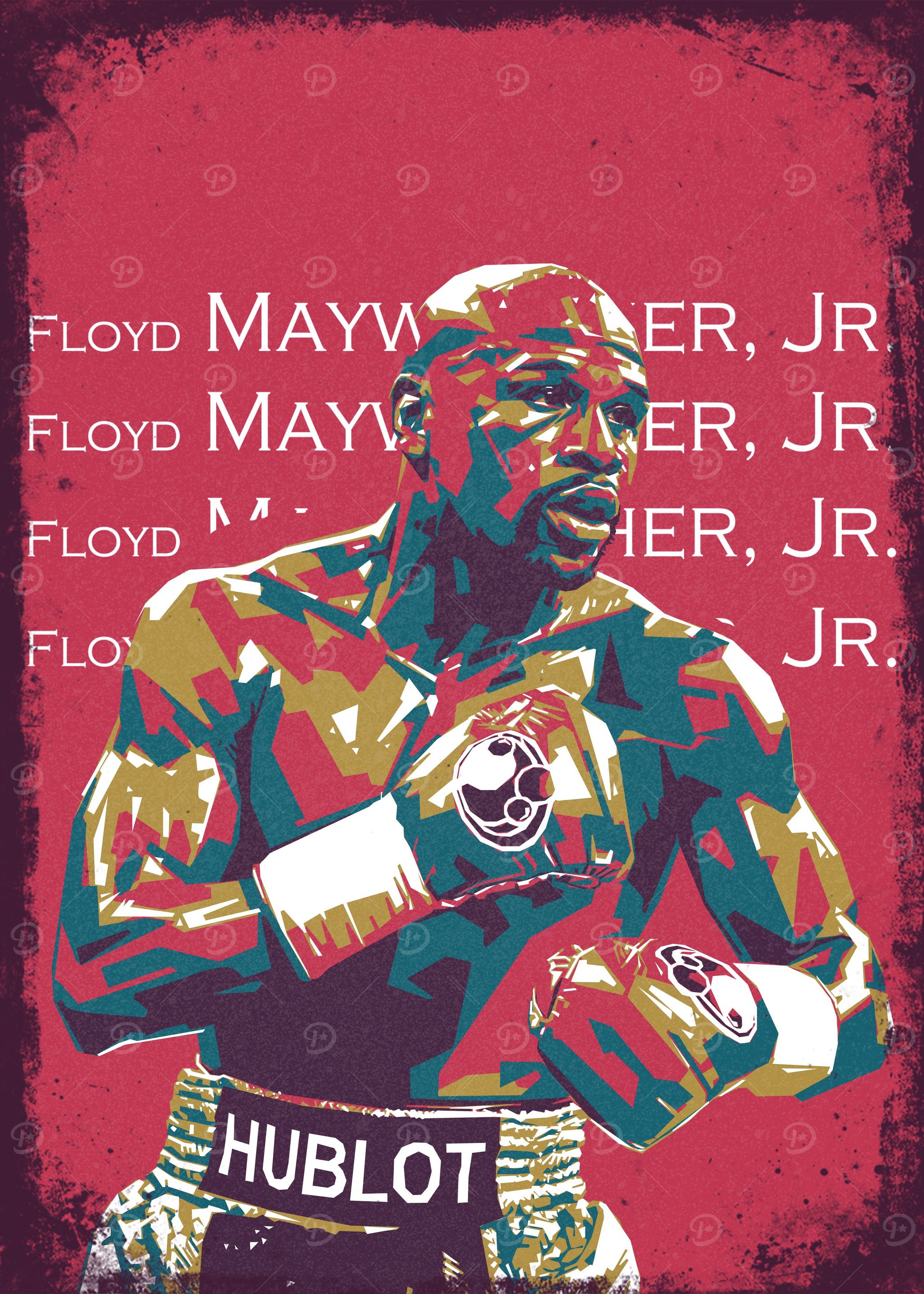Floyd Mayweather Jr PopArt