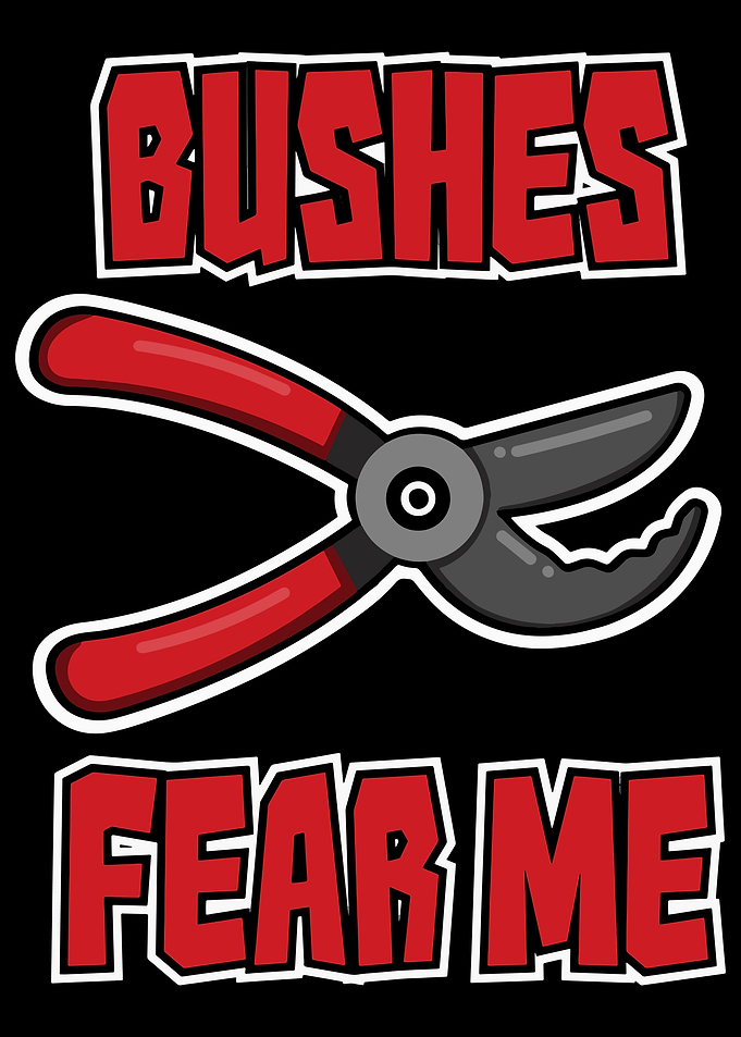 Bushes Fear Me garden