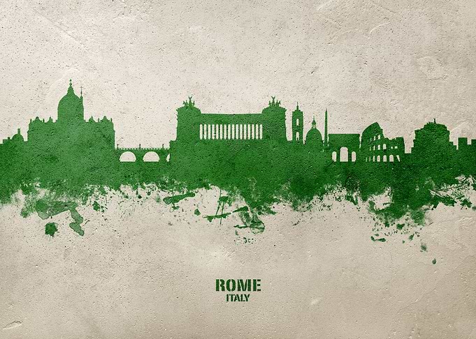 Rome Skyline Italy