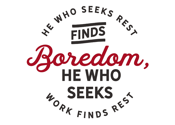 He who seeks rest