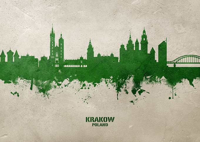 Krakow Skyline Poland