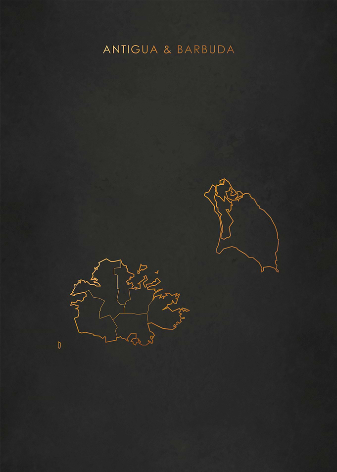 Antigua and Barbuda Map