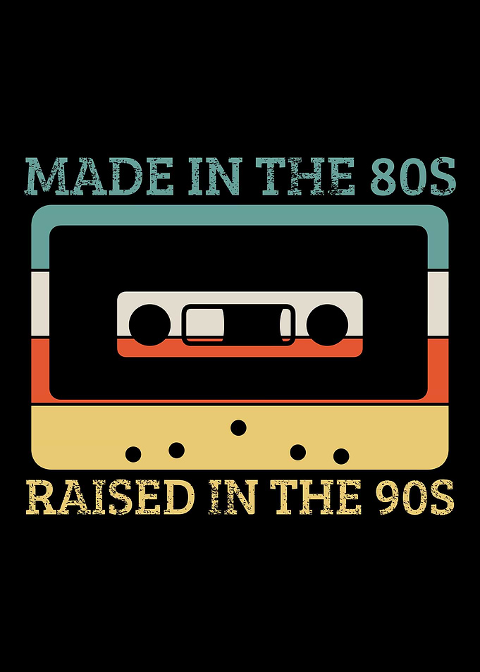 80s 90s Cassette Tape Retr