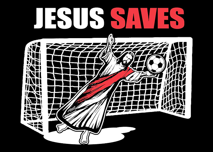 Jesus Saves Athlete And Re
