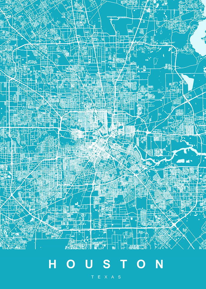 Houston Map Texas US