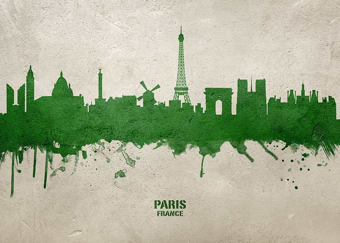 Paris Skyline France