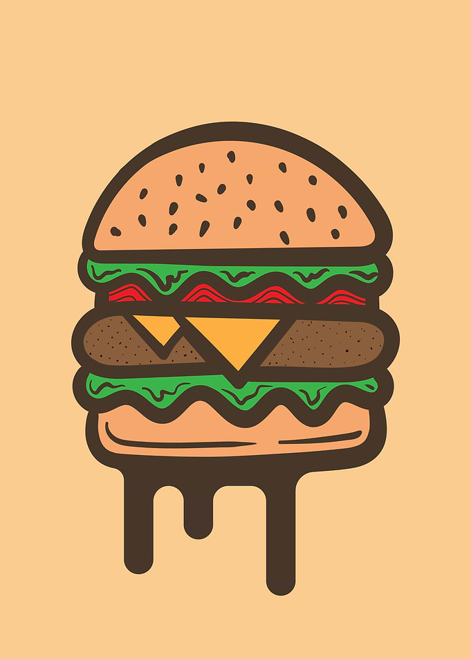 Cute Hamburger