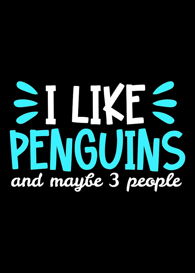 Penguins Introvert Sarcast