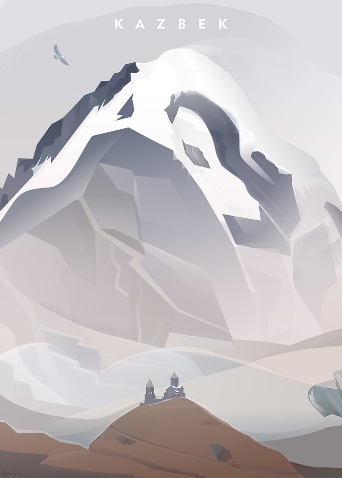 Kazbek Mountain