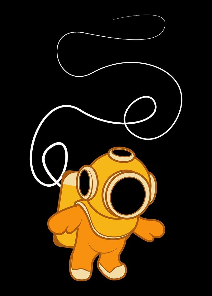 Deep Sea Diving Diver Or S