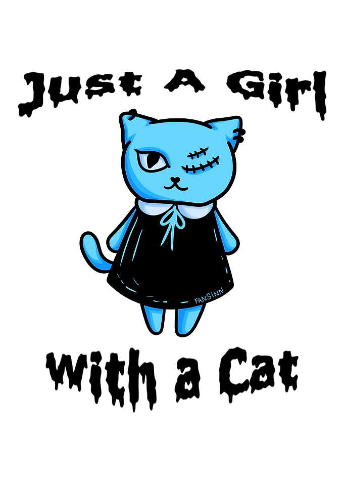 Cat zombie monster girl