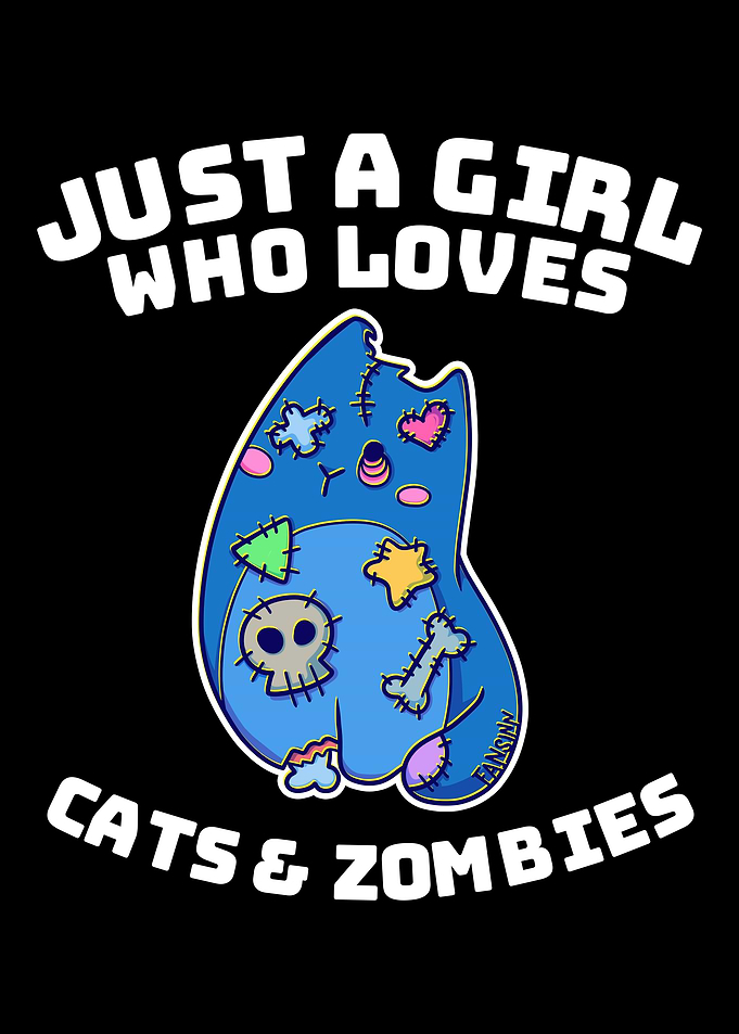 Cat zombie monster girl