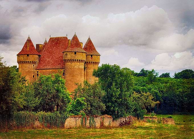 Old castle antique
