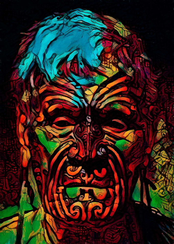 Old Maori Warrior