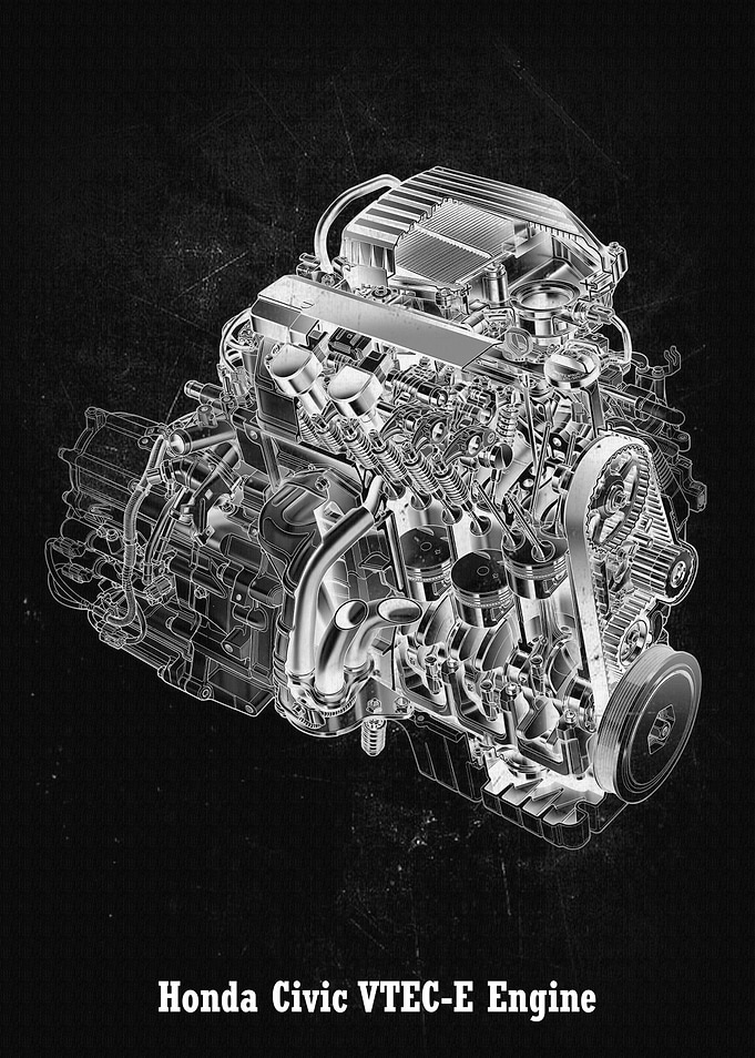 Honda Civic VTECE Engine