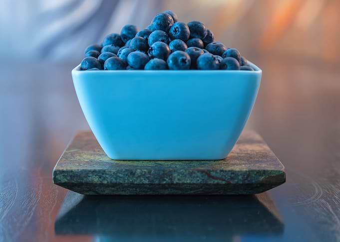 Bowl of Blueberries