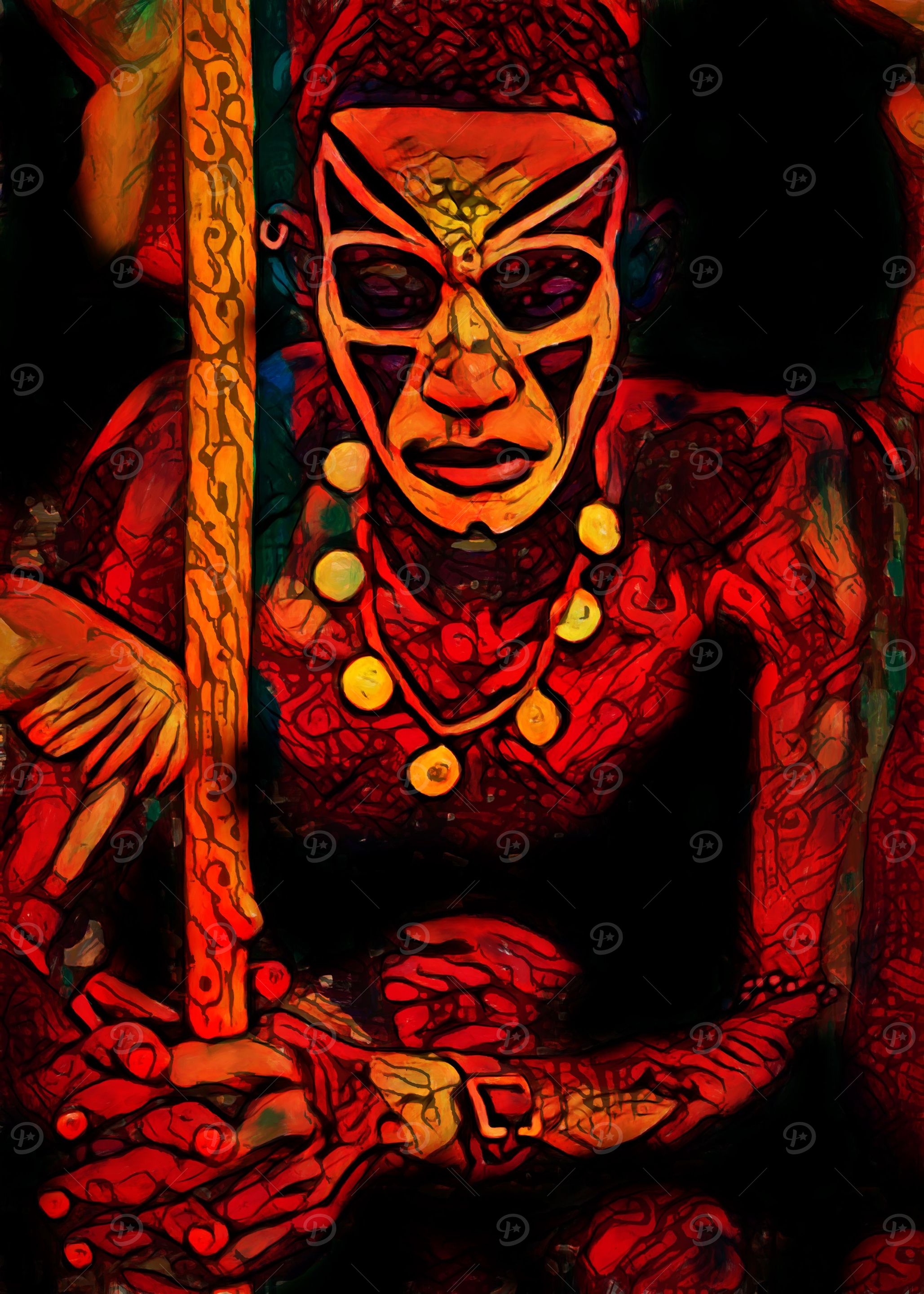 Tribal colours
