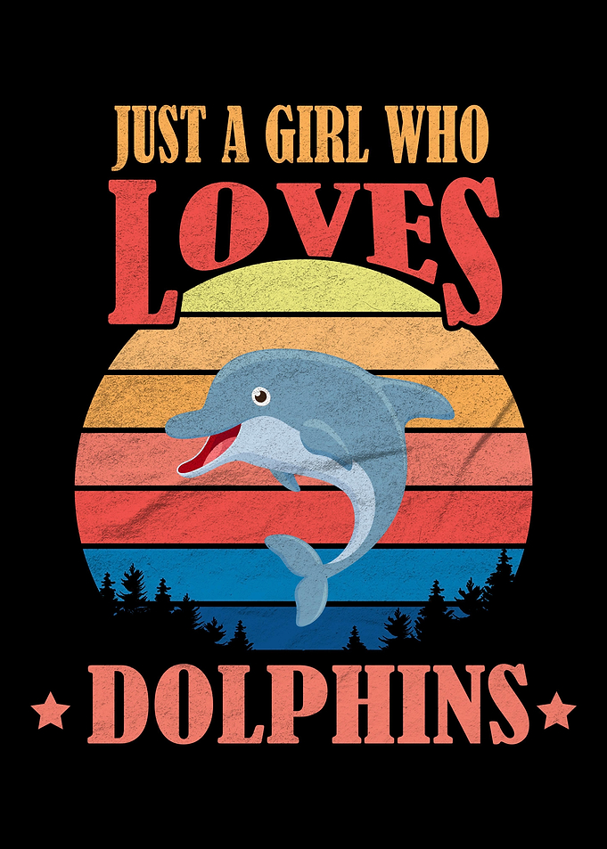 Girl Loves Dolphins