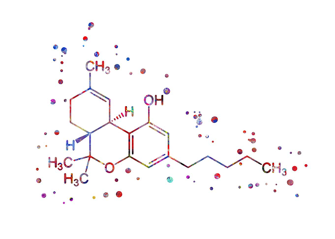 THC molecule