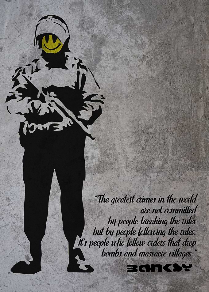 BANKSY Crimes Smile