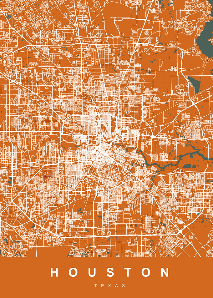 Houston Map Texas US