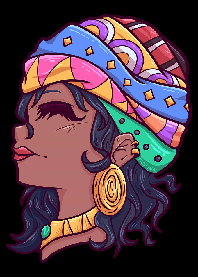 Africa woman girl beauty M