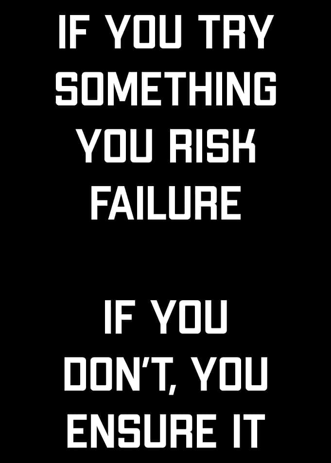 If You Try Something