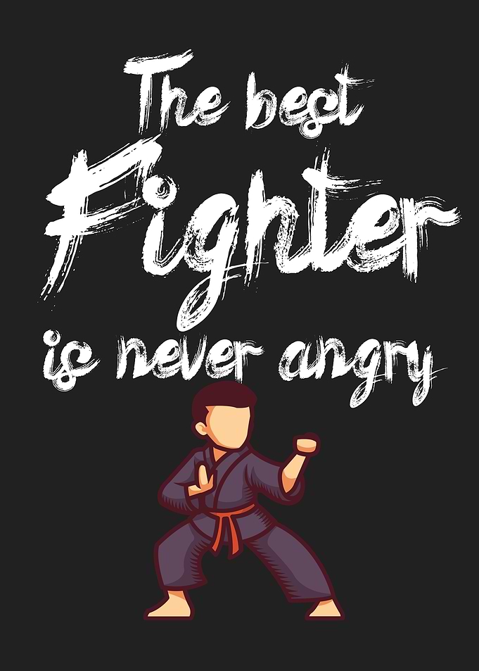 Best Fighter never angry