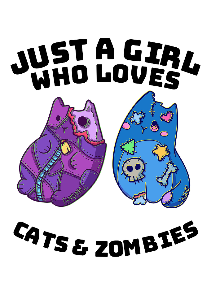 Cat Zombie girl friends