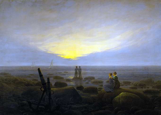 Moonrise over the Sea