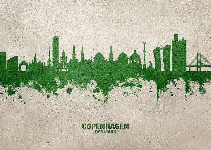 Copenhagen Skyline Denmark