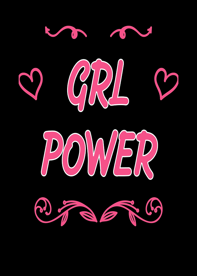 GRL POWER Funny slogan