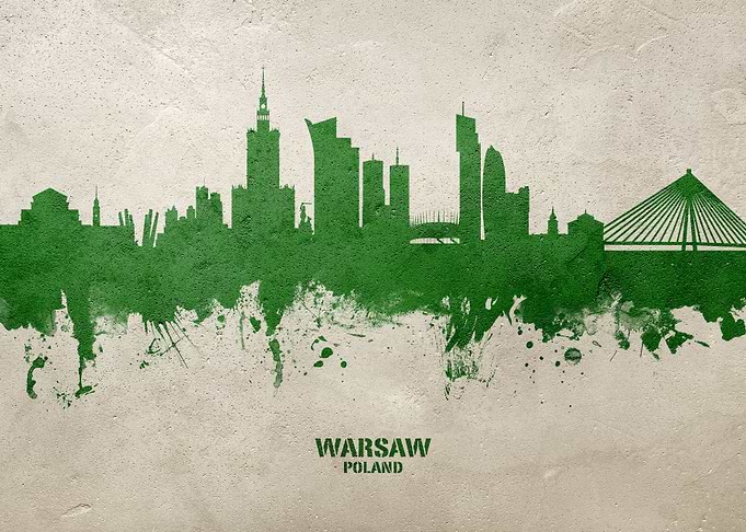 Warsaw Skyline Poland
