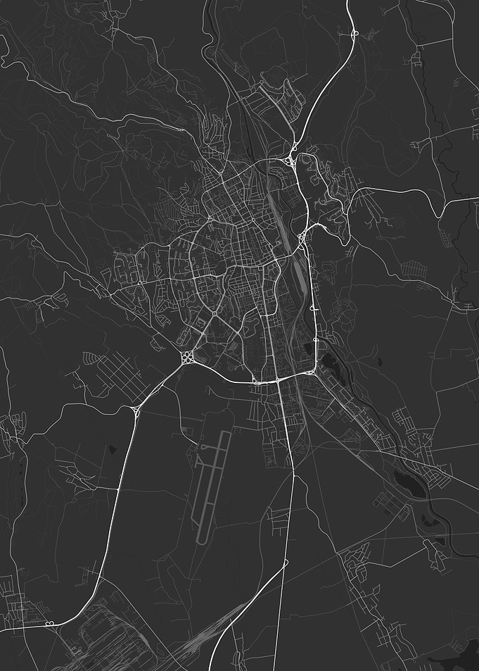 Kosice Slovakia Map