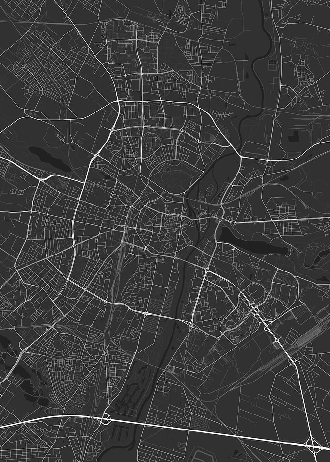 Poznan Poland Map