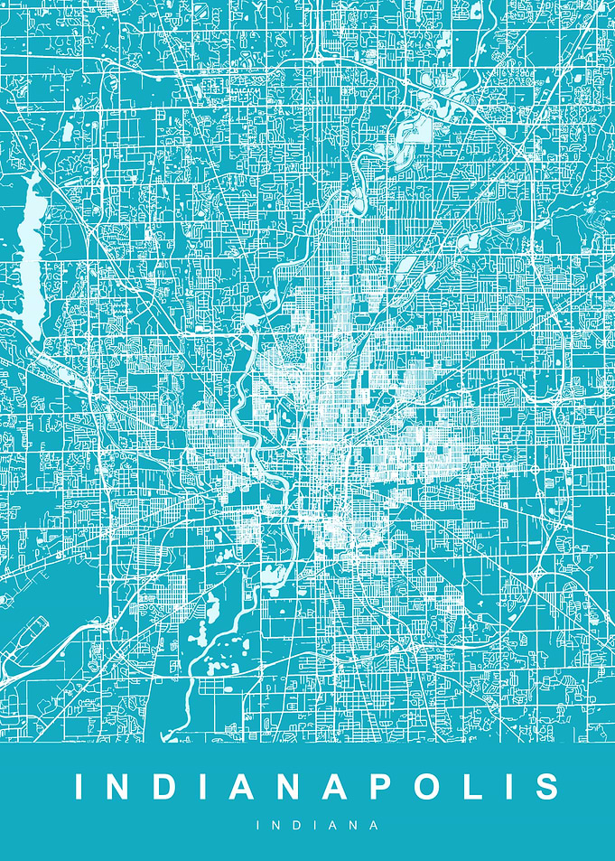 Map Indianapolis US