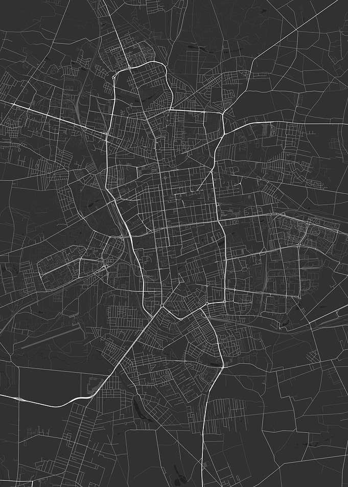 Lodz Poland Map
