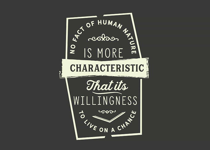 willingness to live on