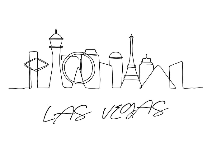 Las Vegas City Poster