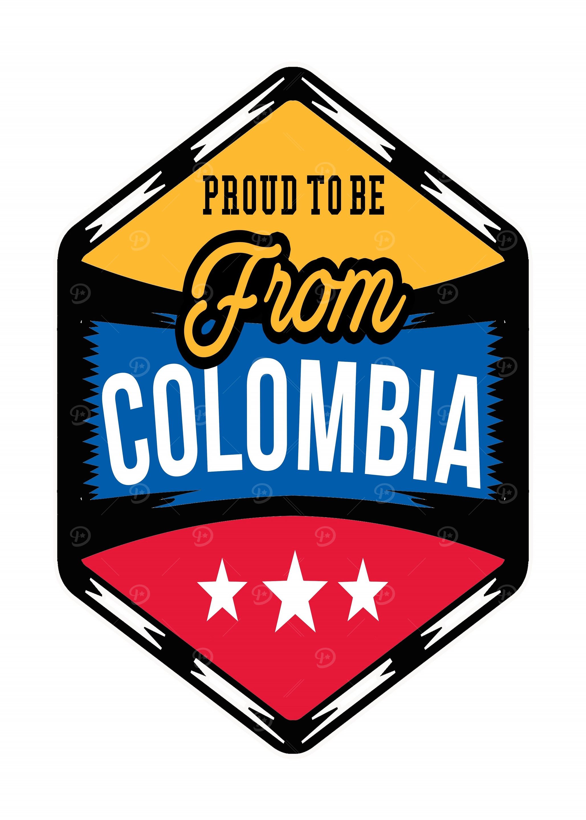 Proud to be from Colombia